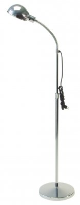 Lamp Exam Gooseneck w/ Chrome-Plated Base, 3 Wire, SOK-IT-GUARD Safety Lock, Incandescent 60 watts or equivalent, 8' cord, Adjustable Height 34 ½' – 53 ½' (1/EA) by Graham Field  ID 1697-1